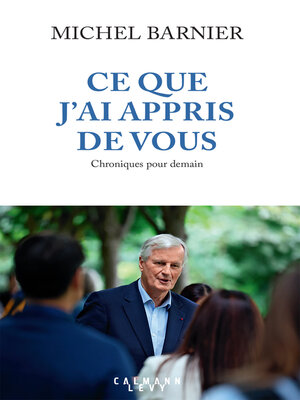 cover image of Ce que j'ai appris de vous